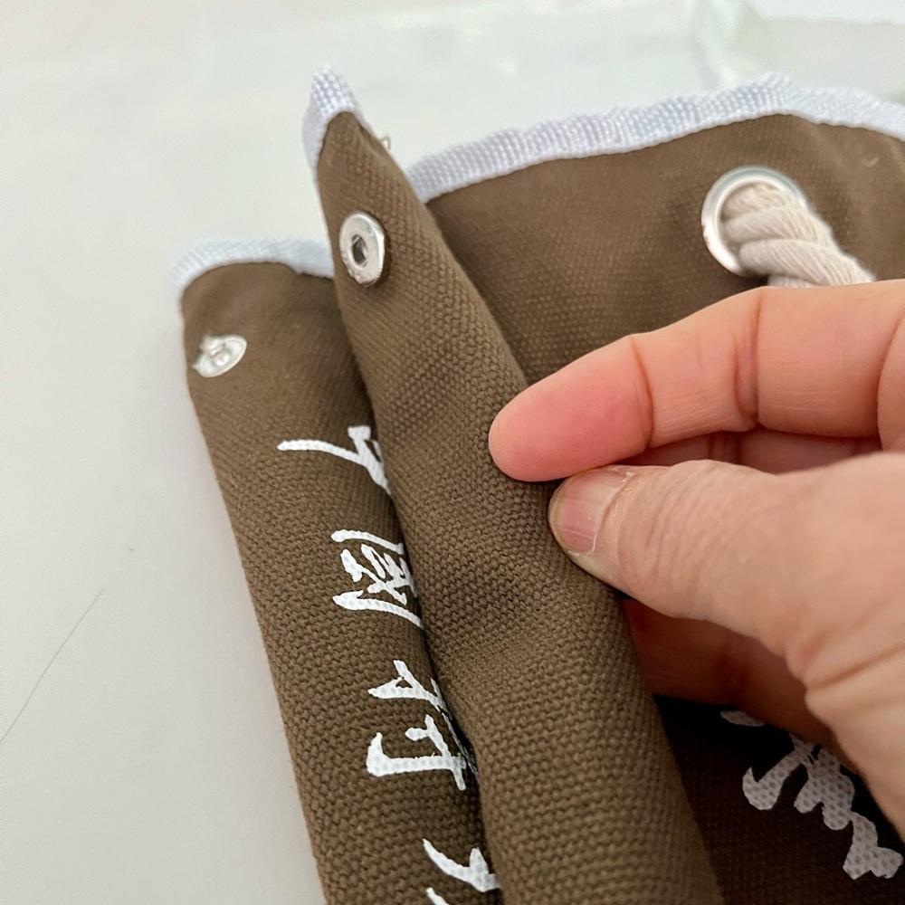 “LOVE” Canvas Tote with Rope Handles - Picture 3 of 5